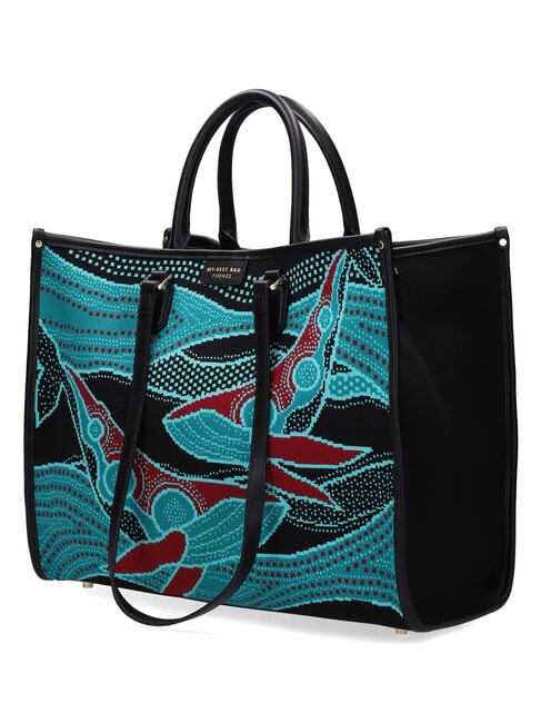 ATENA BIOSPHERE Bolsa de triple portabilidad whales - Bolsos Mujer