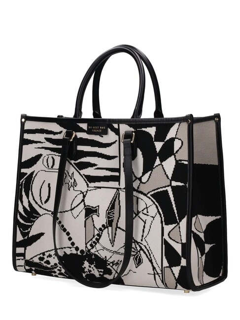 ATENA GUERNICA Bolsa de transporte triple guernica grey - Bolsos Mujer