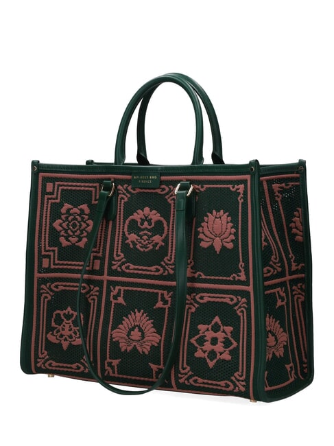 ATENA LHASA Bolsa de triple portabilidad &oacute;pera verde - Bolsos Mujer