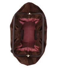 MY BEST BAG JANINE SUEDE L Bolso de mano con correa para el hombro. dark brown - Bolsos Mujer - 4