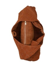 MY BEST BAG ELLISSE CROCO SUEDE Bolso de hombro de piel cognac - Bolsos Mujer - 5