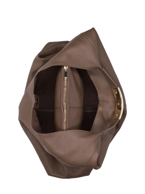 ELLISSE MACRO DOLLARO Bolso de hombro maxi taupe - Bolsos Mujer