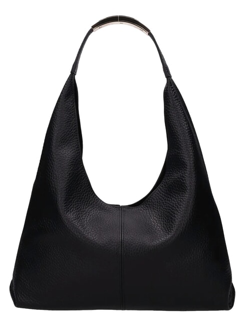 ELLISSE MACRO DOLLARO Bolso de hombro de piel negro - Bolsos Mujer