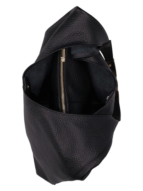 ELLISSE MACRO DOLLARO Bolso de hombro de piel negro - Bolsos Mujer