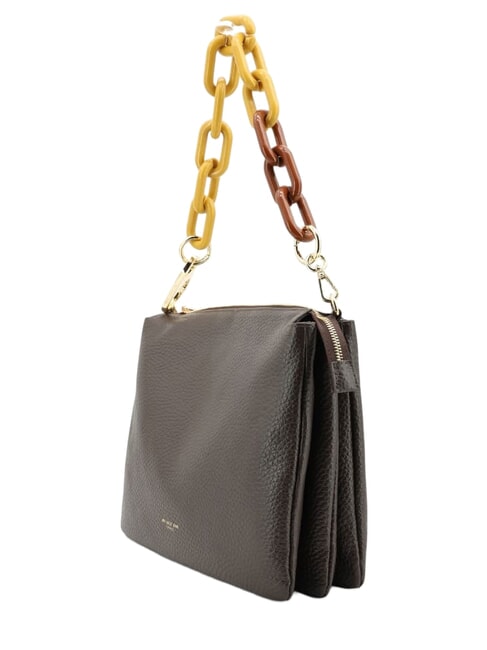REFLEX MACRO DOLLARO Bolso de hombro con correa para el hombro. dark brown - Bolsos Mujer