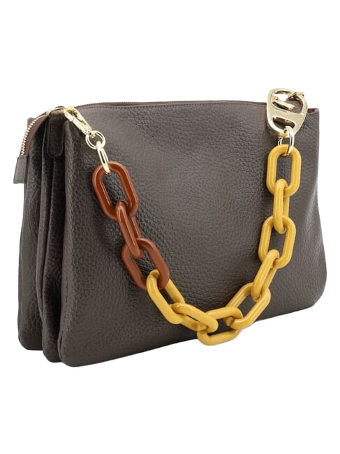 REFLEX MACRO DOLLARO Bolso de hombro con correa para el hombro. dark brown - Bolsos Mujer