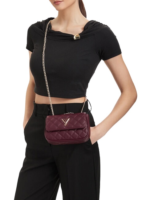 GIRLS Mini bolso de hombro acolchado jugo de remolacha roja - Bolsos Mujer