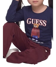 GUESS KIDS Camiseta de manga larga azul ennegrecido - Camiseta ni&ntilde;o - 3