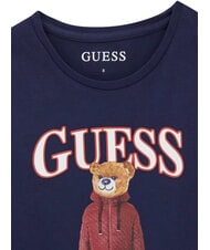 GUESS KIDS Camiseta de manga larga azul ennegrecido - Camiseta ni&ntilde;o - 4