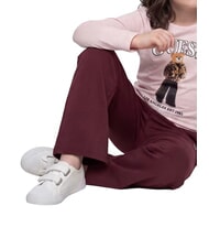 GUESS KIDS Camiseta de manga larga lila rom&aacute;ntico - Camiseta ni&ntilde;o - 3