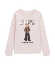 GUESS KIDS Camiseta de manga larga lila rom&aacute;ntico - Camiseta ni&ntilde;o - 5