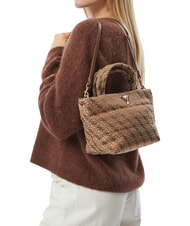 GUESS KIDS Bolso de mano con correa para el hombro. 4g aop beige blanco - Bolsas y accesorios  ni&ntilde;os - 2