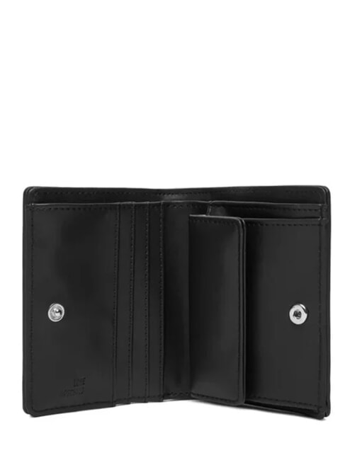 QUILTED Mini cartera laca negra - Carteras Mujer