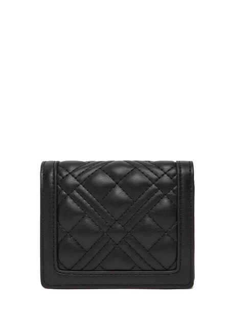 QUILTED Mini cartera laca negra - Carteras Mujer