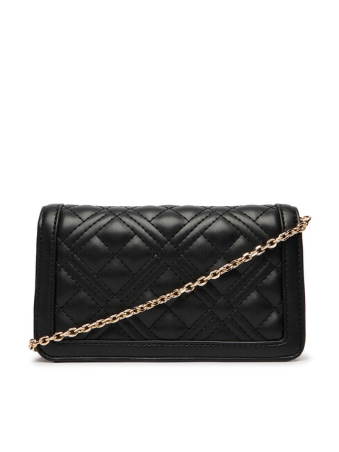 QUILTED Cartera de mano/bolso con correa para el hombro negro - Carteras Mujer