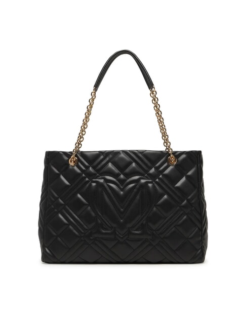 QUILTED Bolso de hombro negro - Bolsos Mujer