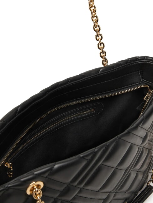 QUILTED Bolso de hombro negro - Bolsos Mujer