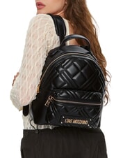LOVE MOSCHINO QUILTED Mochila negro - Bolsos Mujer - 2