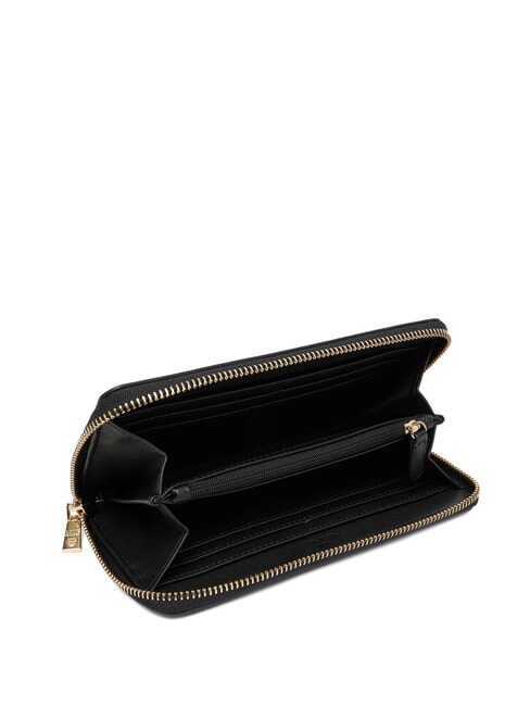 QUILTED Cartera con cremallera negro - Carteras Mujer