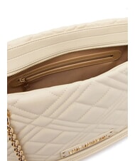LOVE MOSCHINO QUILTED Bolso de hombro Marfil - Bolsos Mujer - 4