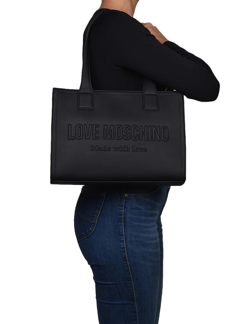 SIGNATURE LOVE Bolso de hombro negro - Bolsos Mujer