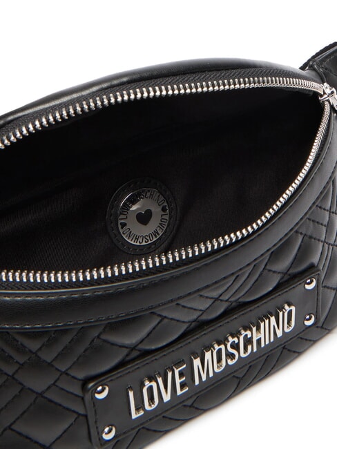 QUILTED Bolsa laca negra - Bolsos Mujer