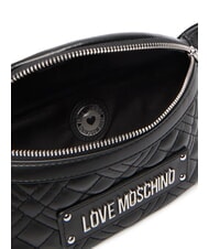 LOVE MOSCHINO QUILTED Bolsa laca negra - Bolsos Mujer - 4