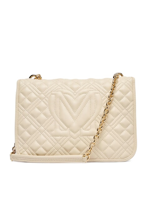 QUILTED Bolso de hombro Marfil - Bolsos Mujer