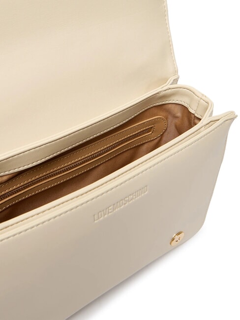 QUILTED Bolso de hombro Marfil - Bolsos Mujer