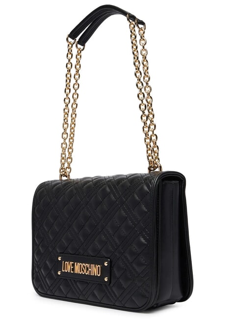 QUILTED Bolso de hombro negro - Bolsos Mujer