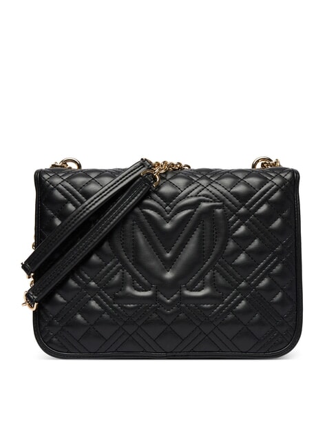 QUILTED Bolso de hombro negro - Bolsos Mujer