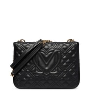 LOVE MOSCHINO QUILTED Bolso de hombro negro - Bolsos Mujer - 4