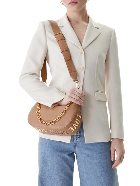 GIANT Bolso de hombro con correa para el hombro. beige - Bolsos Mujer