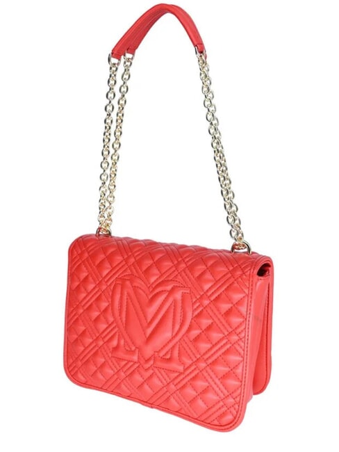 QUILTED Bolso de hombro ROJO - Bolsos Mujer