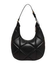 LOVE MOSCHINO EMBOSSED Q Bolso de hombro negro - Bolsos Mujer - 4