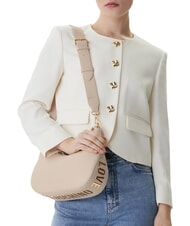 LOVE MOSCHINO GIANT Bolso de hombro con correa para el hombro. Marfil - Bolsos Mujer - 2