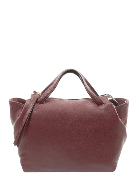 ORIGAMI  Bolso de mano con correa para el hombro. baya de vino - Bolsos Mujer