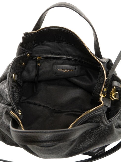 ORIGAMI  Bolso de mano con correa para el hombro. negro - Bolsos Mujer