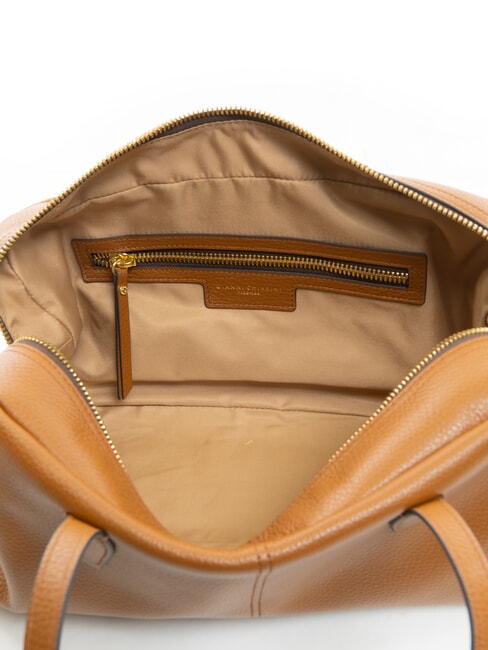 ARYNA Bolso de hombro de piel nueces - Bolsos Mujer