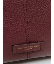 GIANNI CHIARINI ARYNA Bolso de hombro de piel baya de vino - Bolsos Mujer - 3