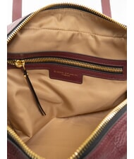 GIANNI CHIARINI ARYNA Bolso de hombro de piel baya de vino - Bolsos Mujer - 5