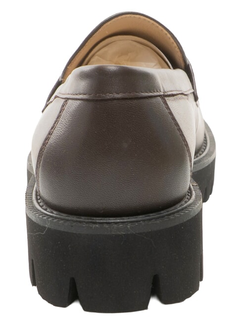 TANK mocasines de cuero chocolate - Zapatos Mujer