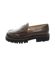 FURLA TANK mocasines de cuero chocolate - Zapatos Mujer - 4
