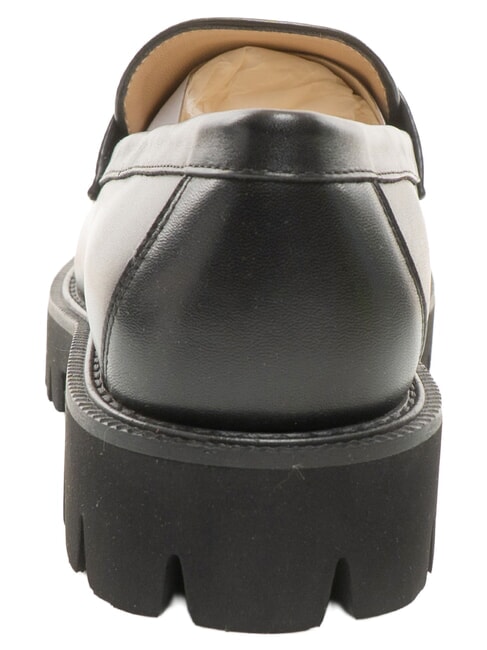 TANK mocasines de cuero negro - Zapatos Mujer