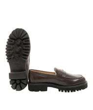 FURLA TANK mocasines de cuero chocolate - Zapatos Mujer - 2