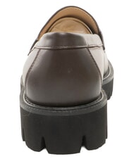 FURLA TANK mocasines de cuero chocolate - Zapatos Mujer - 3
