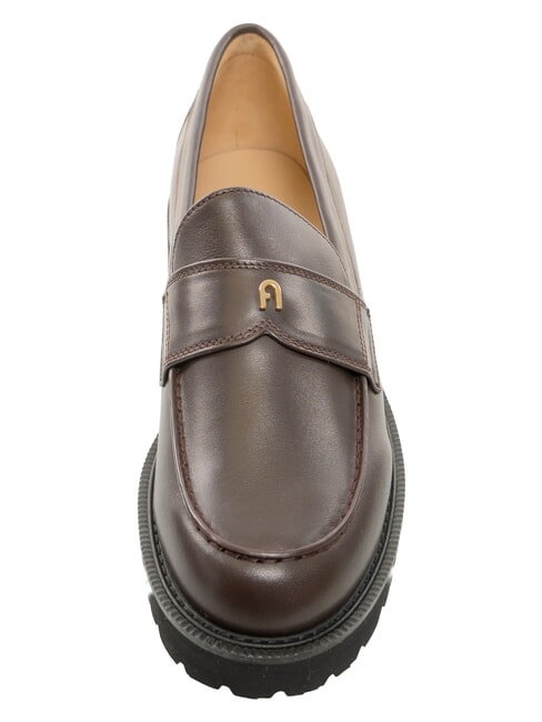 TANK mocasines de cuero chocolate - Zapatos Mujer