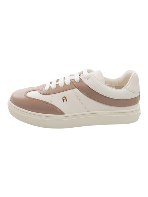 CITY  Zapatillas de cuero talco h+taupe - Zapatos Mujer