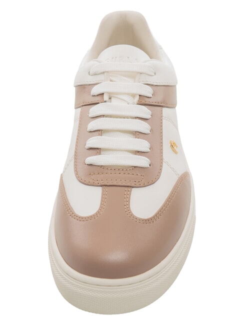 CITY  Zapatillas de cuero talco h+taupe - Zapatos Mujer