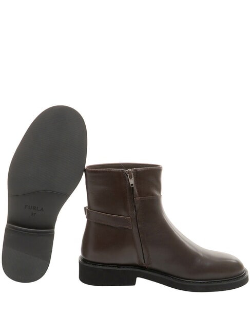 FROST  Botines de piel chocolate - Zapatos Mujer